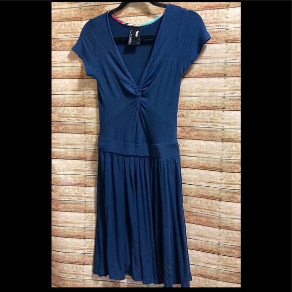 Dolan Los Angeles dark Blue Knit T Shirt Dress, Sm - Picture 2 of 7